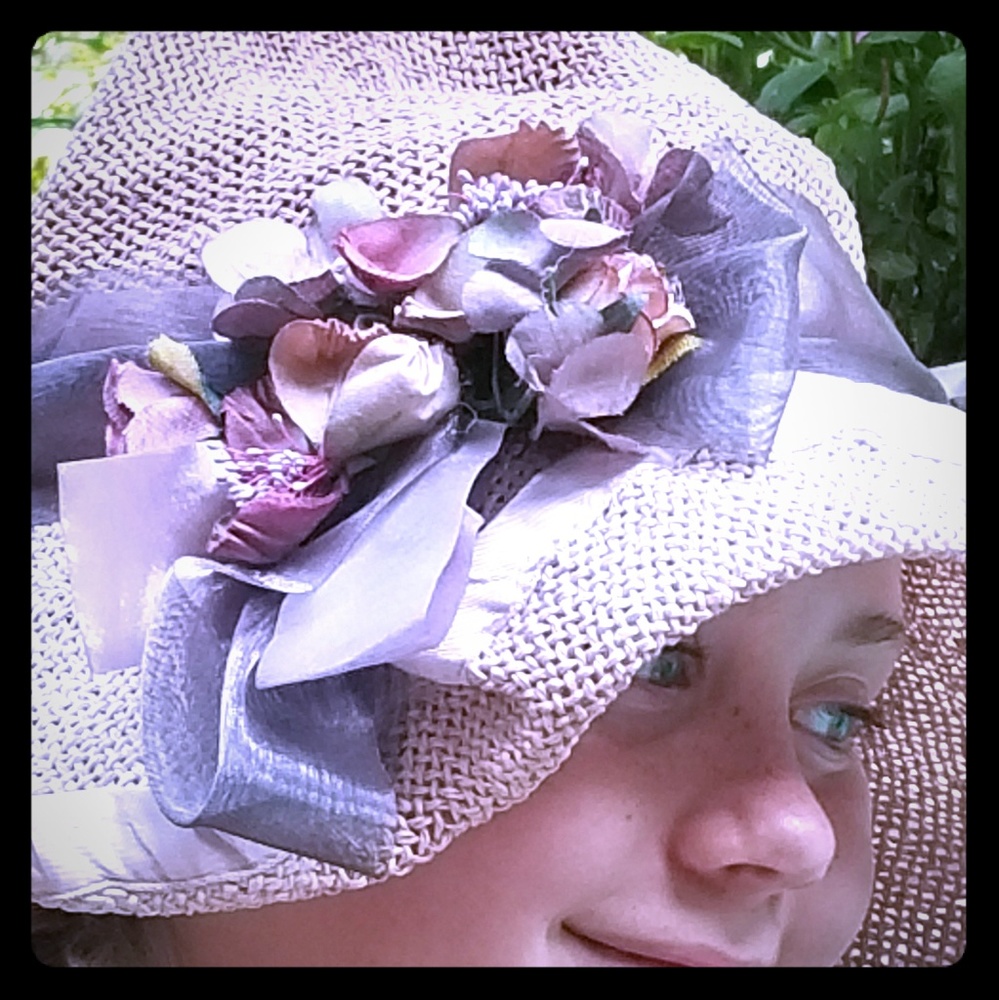 Lovely one of a kind summer hat